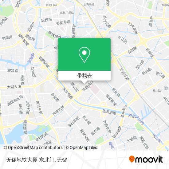 无锡地铁大厦-东北门地图