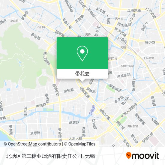 北塘区第二糖业烟酒有限责任公司地图