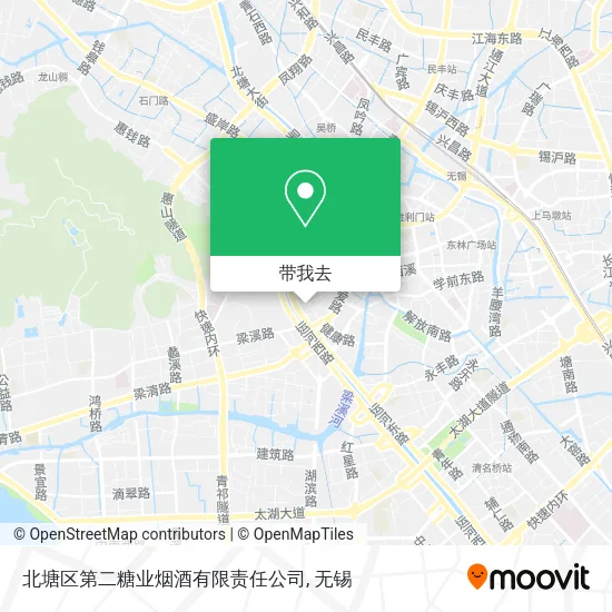 北塘区第二糖业烟酒有限责任公司地图