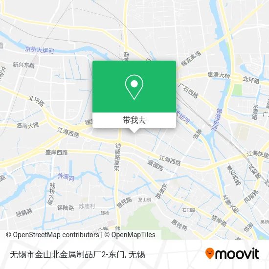 无锡市金山北金属制品厂2-东门地图