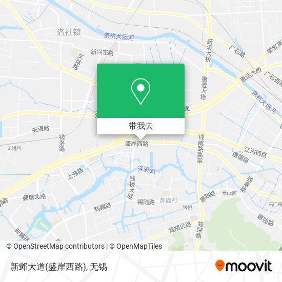 新邺大道(盛岸西路)地图