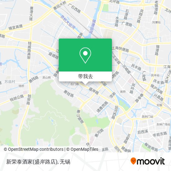 新荣泰酒家(盛岸路店)地图