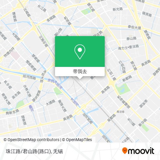 珠江路/君山路(路口)地图