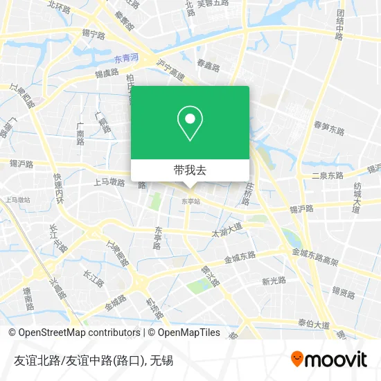 友谊北路/友谊中路(路口)地图