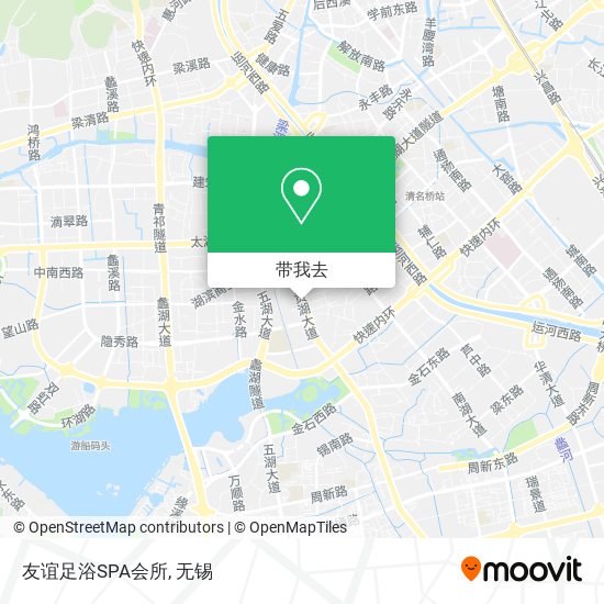 友谊足浴SPA会所地图