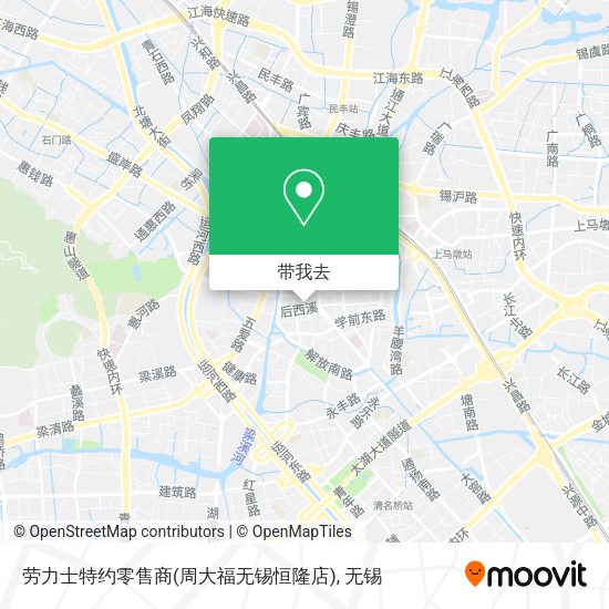 劳力士特约零售商(周大福无锡恒隆店)地图