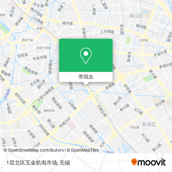 1层北区五金机电市场地图