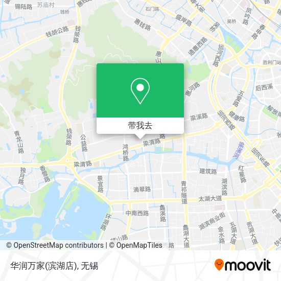 华润万家(滨湖店)地图