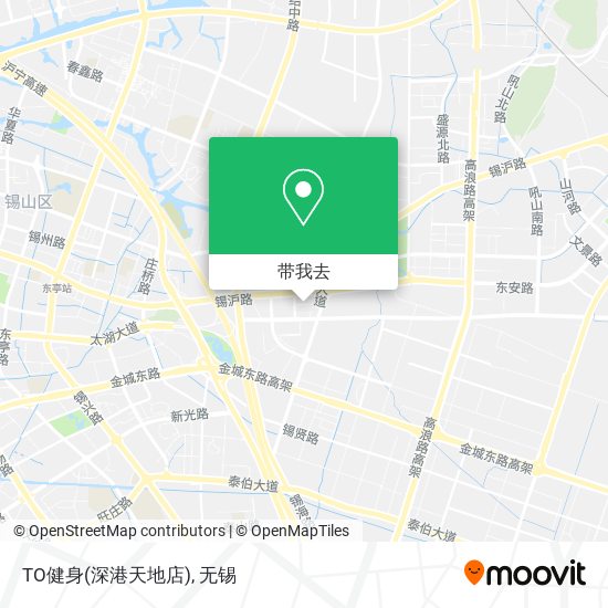 TO健身(深港天地店)地图
