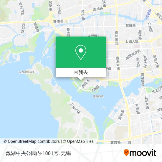 蠡湖中央公园内-1881号地图