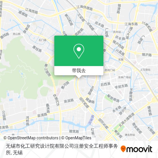 无锡市化工研究设计院有限公司注册安全工程师事务所地图
