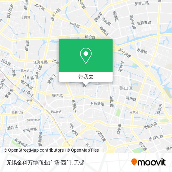 无锡金科万博商业广场-西门地图