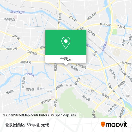 隆泉园西区-69号楼地图