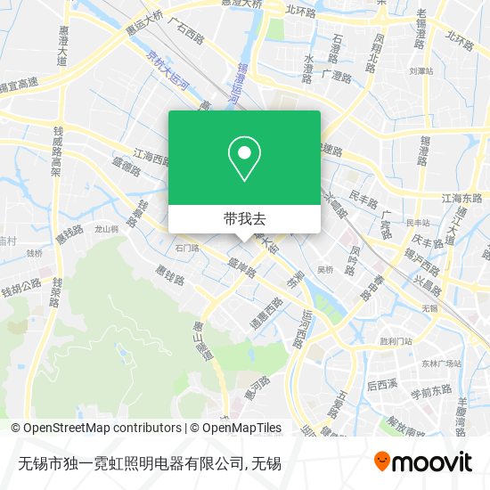 无锡市独一霓虹照明电器有限公司地图