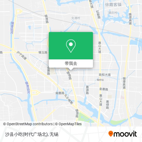 沙县小吃(时代广场北)地图