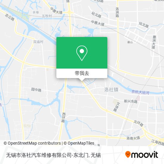 无锡市洛社汽车维修有限公司-东北门地图