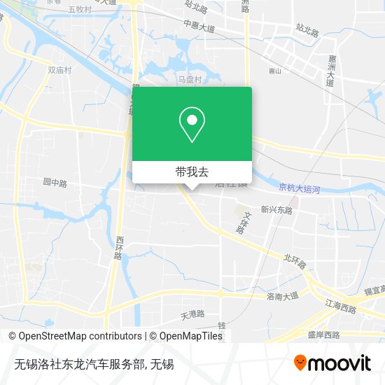 无锡洛社东龙汽车服务部地图