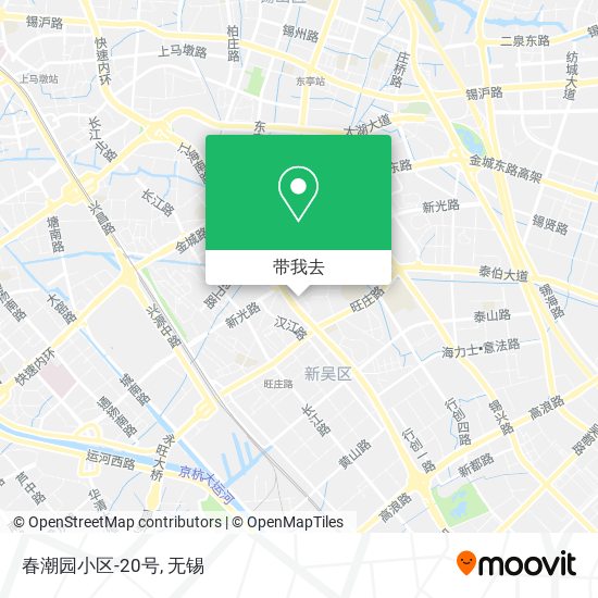 春潮园小区-20号地图
