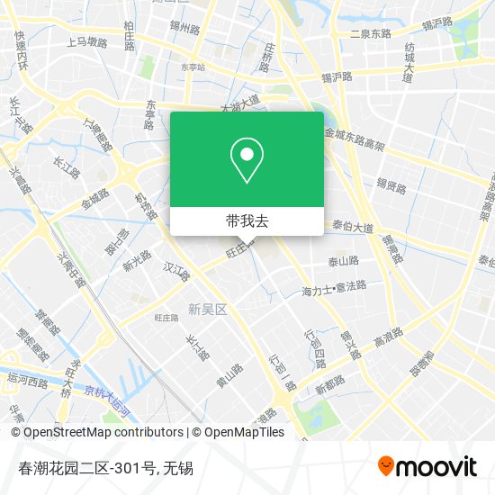 春潮花园二区-301号地图