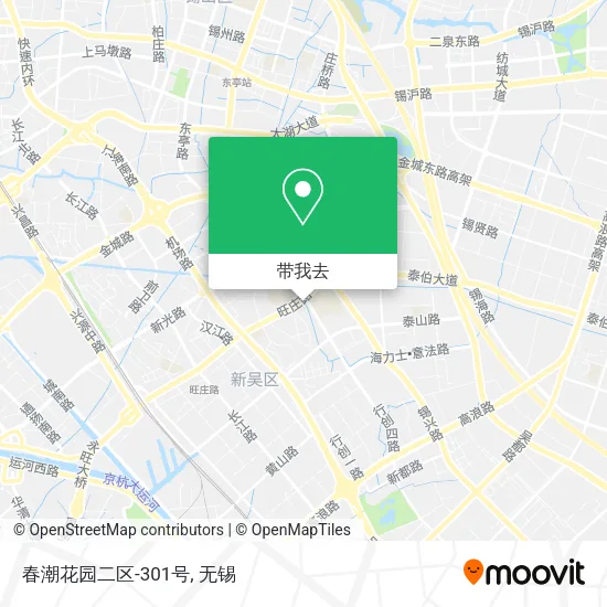 春潮花园二区-301号地图