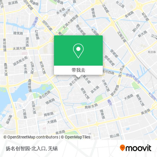 扬名创智园-北入口地图