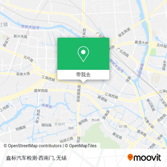 鑫标汽车检测-西南门地图