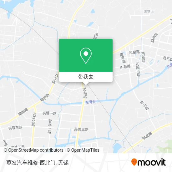 蓉发汽车维修-西北门地图