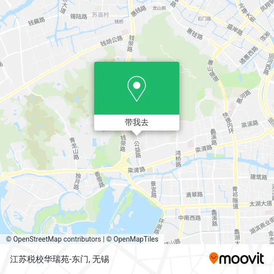 江苏税校华瑞苑-东门地图