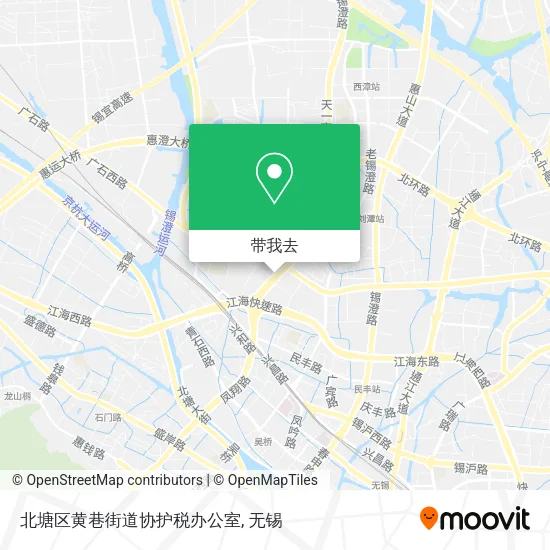 北塘区黄巷街道协护税办公室地图