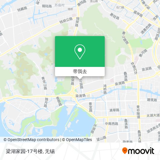 梁湖家园-17号楼地图