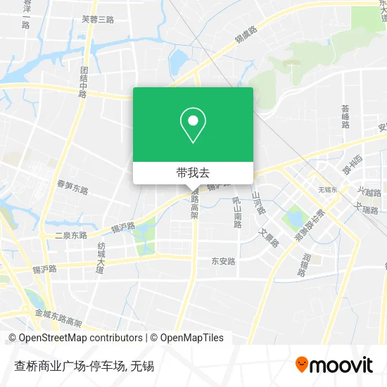 查桥商业广场-停车场地图