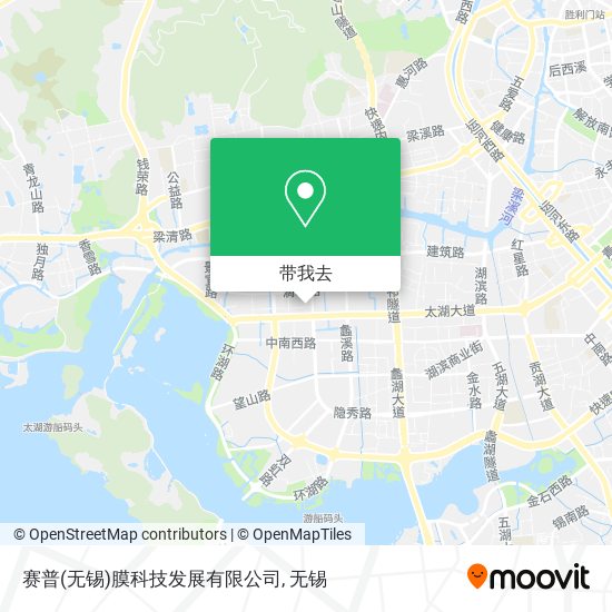赛普(无锡)膜科技发展有限公司地图