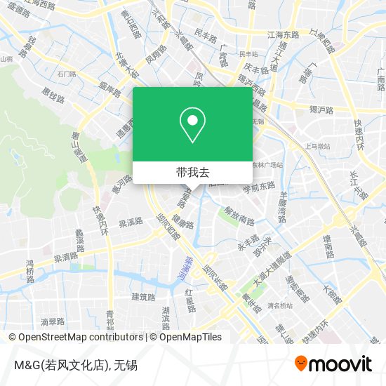 M&G(若风文化店)地图
