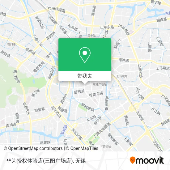 华为授权体验店(三阳广场店)地图
