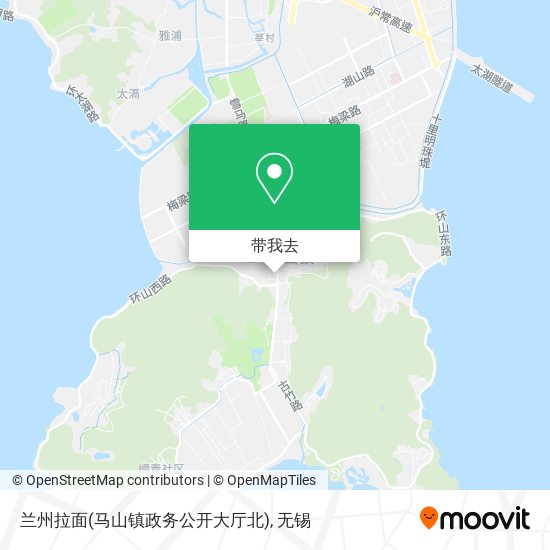 兰州拉面(马山镇政务公开大厅北)地图