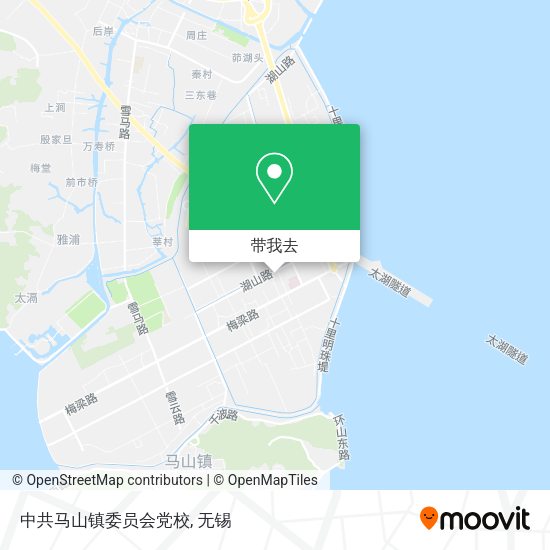 中共马山镇委员会党校地图