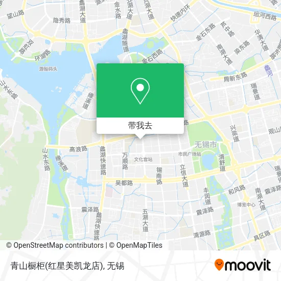 青山橱柜(红星美凯龙店)地图
