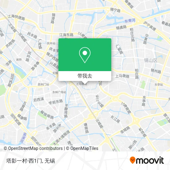塔影一村-西1门地图