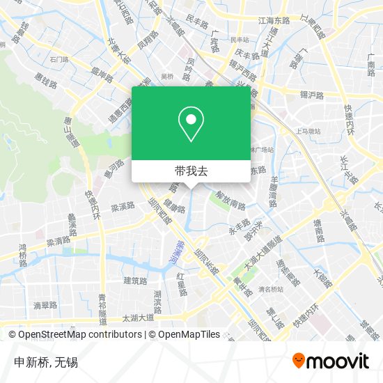 申新桥地图