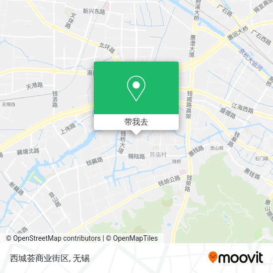 西城荟商业街区地图