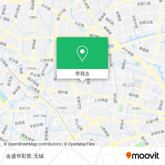 金盛华彩荟地图