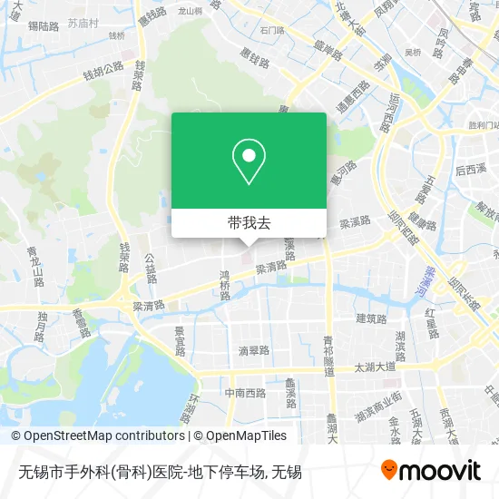 无锡市手外科(骨科)医院-地下停车场地图