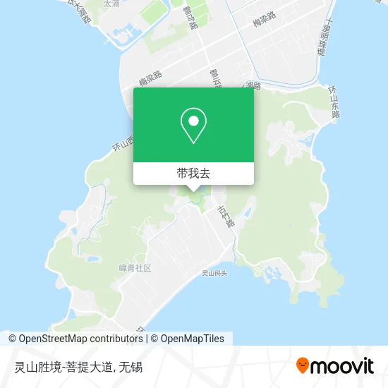 灵山胜境-菩提大道地图