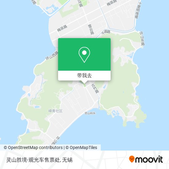 灵山胜境-观光车售票处地图