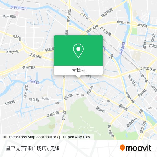 星巴克(百乐广场店)地图