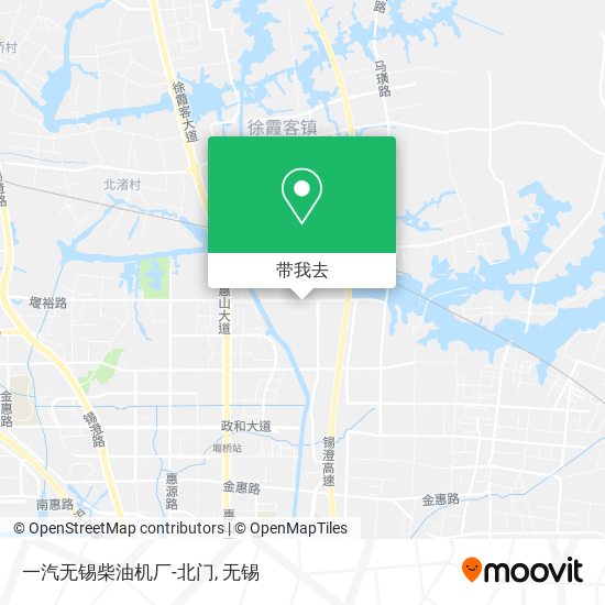 一汽无锡柴油机厂-北门地图