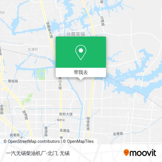 一汽无锡柴油机厂-北门地图