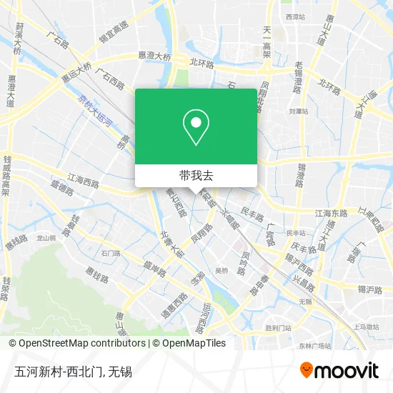 五河新村-西北门地图