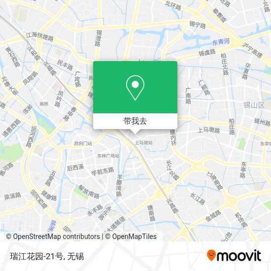 瑞江花园-21号地图