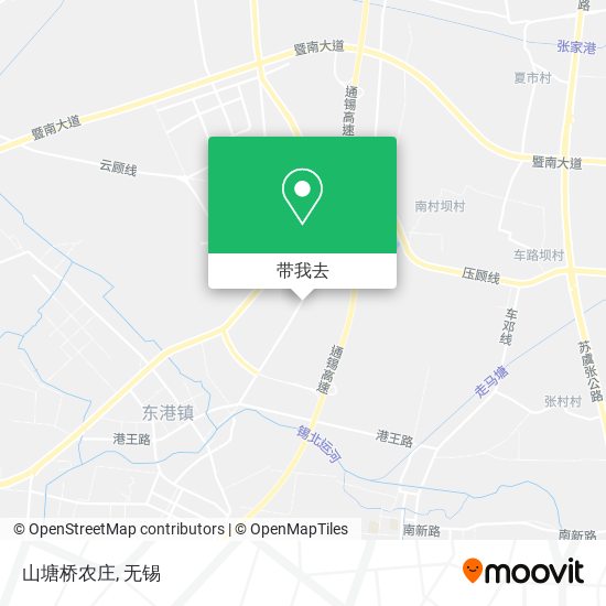 山塘桥农庄地图